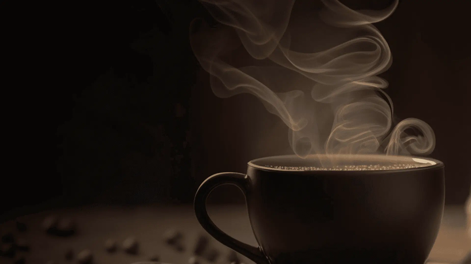 Cup of freshly brewed coffee at Nexus Café, Surat