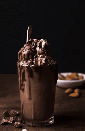 Chocolate chip frappe with toppings from Nexus Point